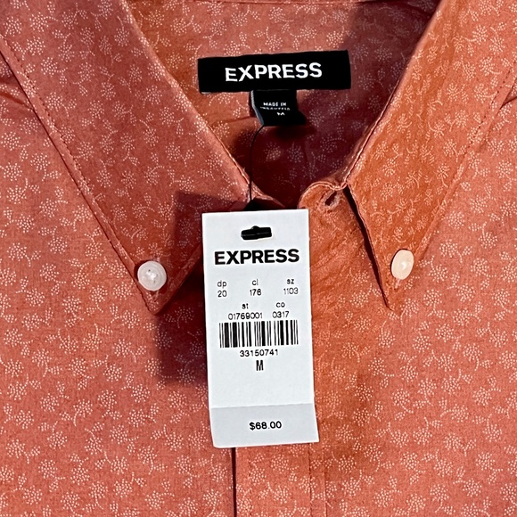 Express Button up Blouse Floral (INV 0010) - Picture 2 of 3